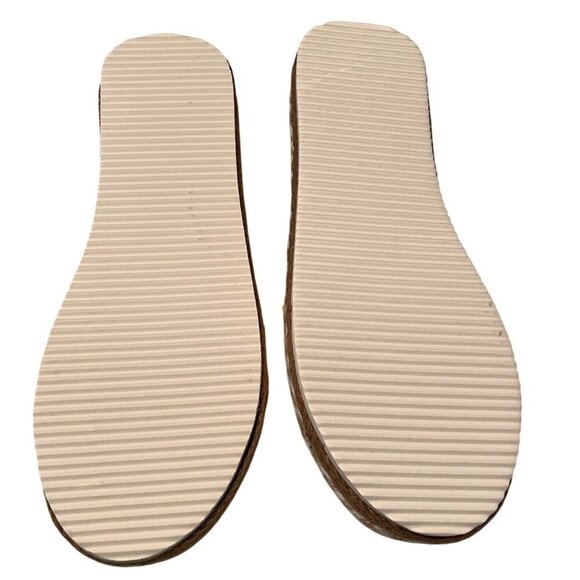 Yellow Bow Knot Slip-On Espadrille Platform Sandals Slippers Women's US 11/ EU 4 - Picture 3 of 11